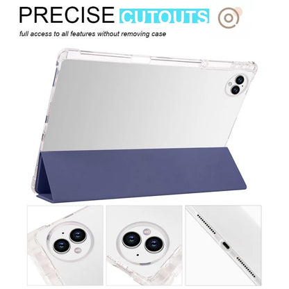 For Huawei MatePad Pro 13.2 Tablet Leather Case Tri-fold Stand Pen Slot Cover
