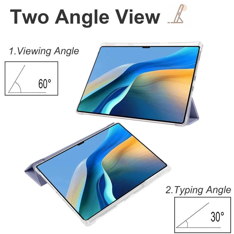 For Huawei MatePad Pro 13.2 Tablet Leather Case Tri-fold Stand Pen Slot Cover