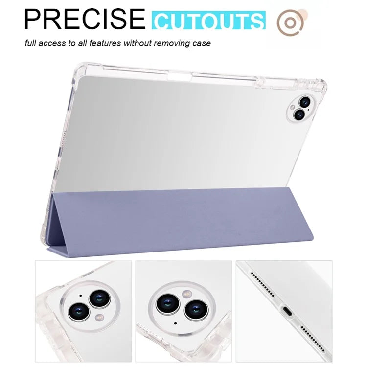 For Huawei MatePad Pro 13.2 Tablet Leather Case Tri-fold Stand Pen Slot Cover