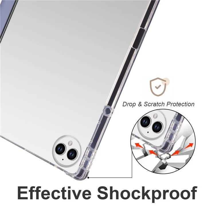 For Huawei MatePad Pro 13.2 Tablet Leather Case Tri-fold Stand Pen Slot Cover