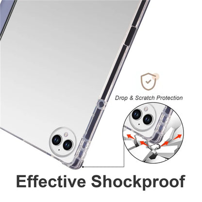 For Huawei MatePad Pro 13.2 Tablet Leather Case Tri-fold Stand Pen Slot Cover