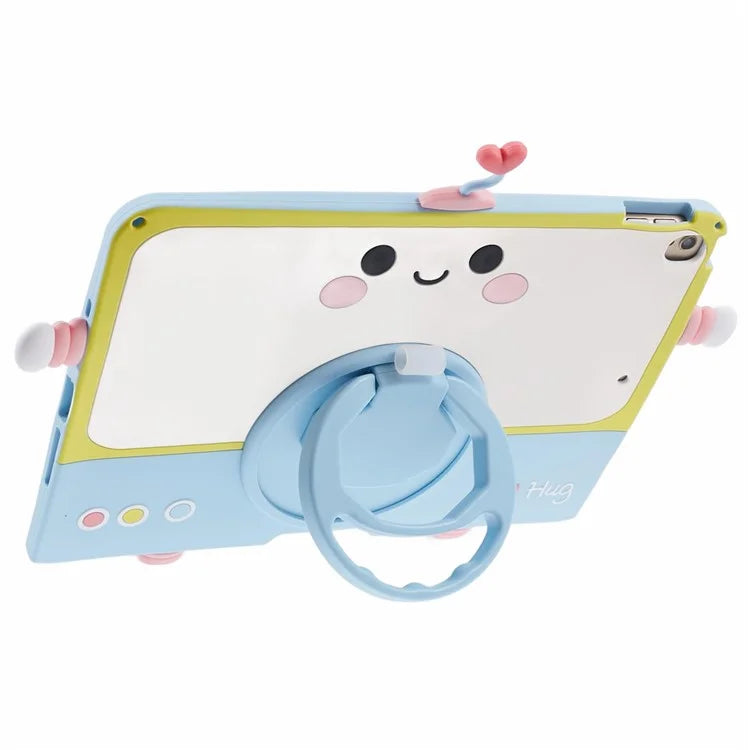 For iPad 10.2 (2021) / (2020) / (2019) / iPad Air 10.5 inch (2019) / Pro 10.5-inch (2017) Silicone Case with Lanyard