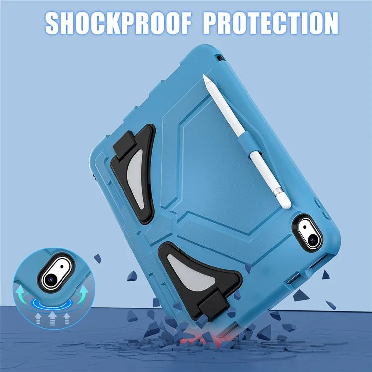 For iPad 10.9 (2022) Leopard Style Case Rugged Drop Protection Cover with Kickstand