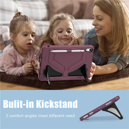 For iPad 10.9 (2022) Leopard Style Case Rugged Drop Protection Cover with Kickstand