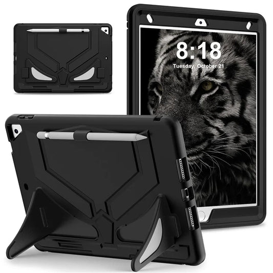 For iPad 10.2 (2019) / (2020) / (2021) Protective Cover Leopard Style Kickstand Tablet Case