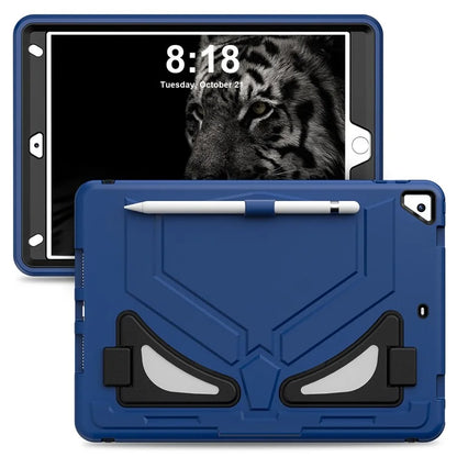 For iPad 10.2 (2019) / (2020) / (2021) Protective Cover Leopard Style Kickstand Tablet Case