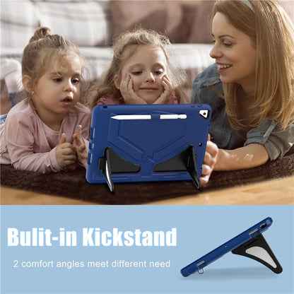 For iPad 10.2 (2019) / (2020) / (2021) Protective Cover Leopard Style Kickstand Tablet Case