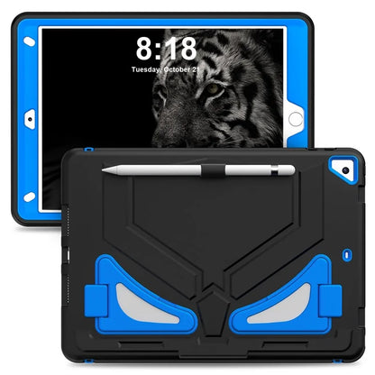 For iPad 10.2 (2019) / (2020) / (2021) Protective Cover Leopard Style Kickstand Tablet Case
