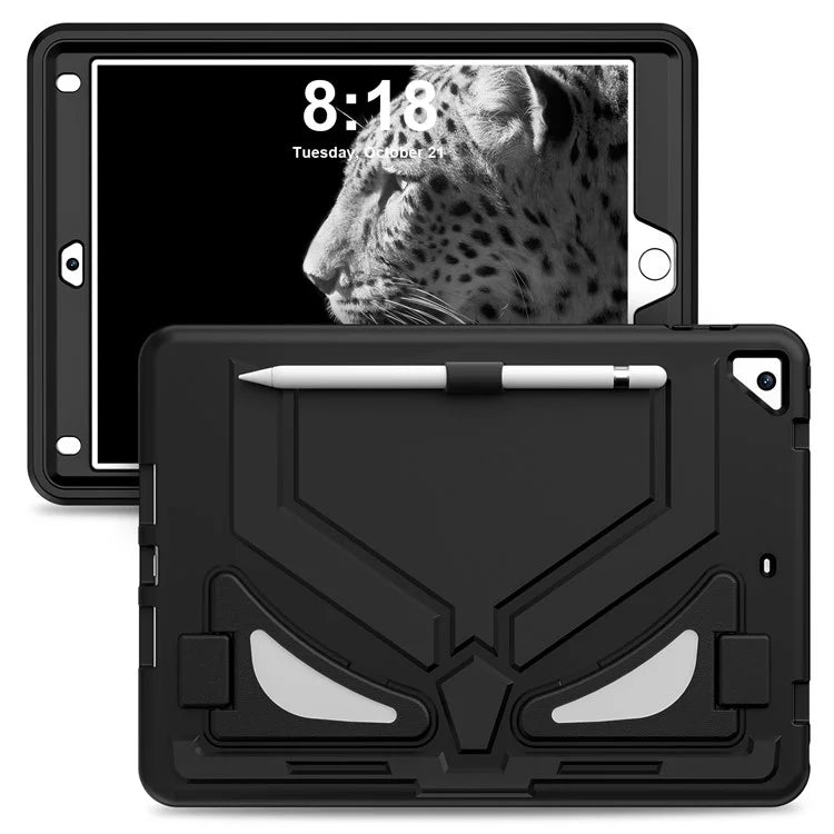 For iPad 9.7-inch (2017) / (2018) / iPad Air 2 / iPad Pro 9.7 inch (2016) Case Kickstand Tablet Cover Leopard Style