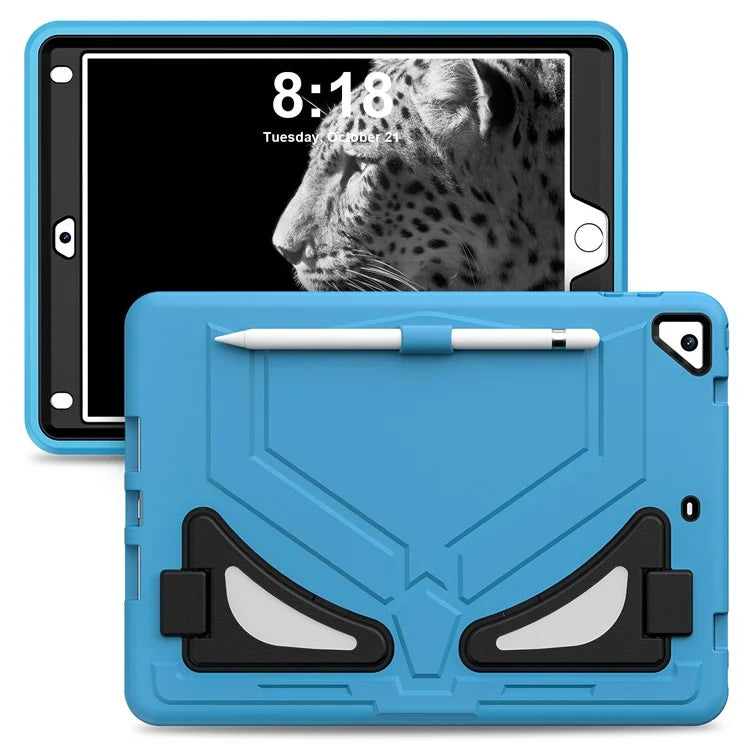 For iPad 9.7-inch (2017) / (2018) / iPad Air 2 / iPad Pro 9.7 inch (2016) Case Kickstand Tablet Cover Leopard Style