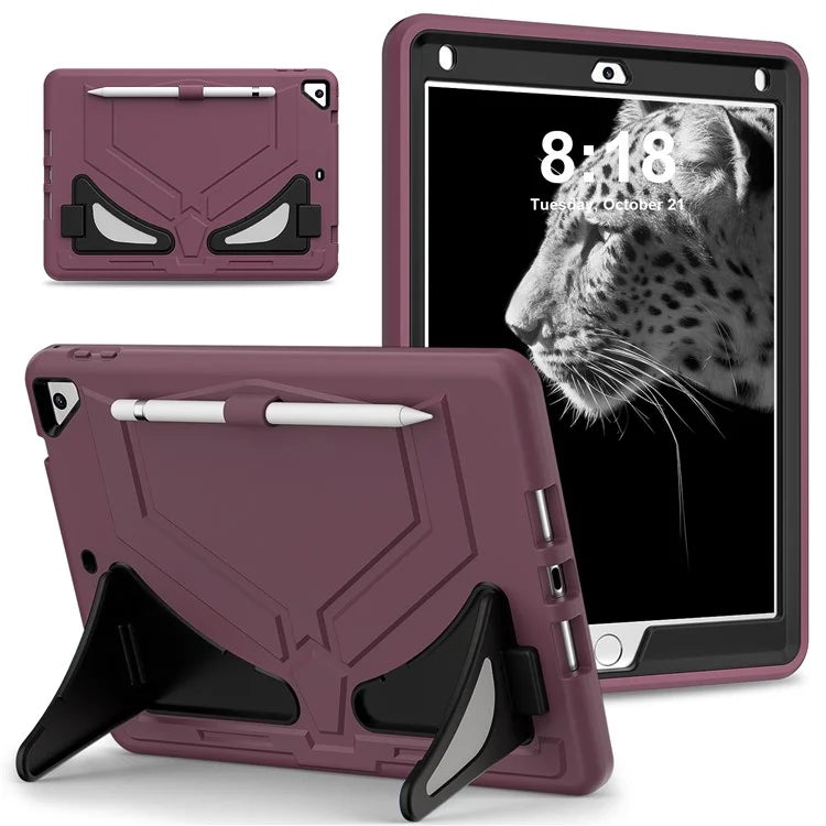 For iPad 9.7-inch (2017) / (2018) / iPad Air 2 / iPad Pro 9.7 inch (2016) Case Kickstand Tablet Cover Leopard Style