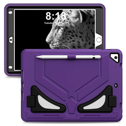 For iPad 9.7-inch (2017) / (2018) / iPad Air 2 / iPad Pro 9.7 inch (2016) Case Kickstand Tablet Cover Leopard Style
