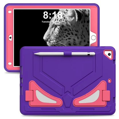 For iPad 9.7-inch (2017) / (2018) / iPad Air 2 / iPad Pro 9.7 inch (2016) Case Kickstand Tablet Cover Leopard Style