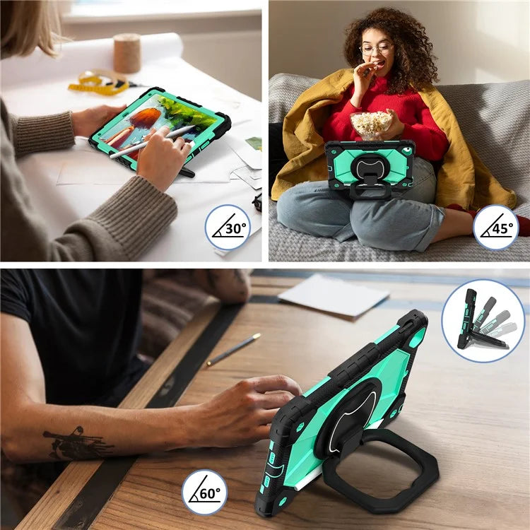 C3 for iPad Pro 9.7 inch (2016) / iPad 9.7-inch (2017) / (2018) Tablet Case Cover Handle Kickstand