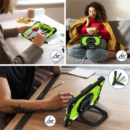 C3 for iPad Pro 9.7 inch (2016) / iPad 9.7-inch (2017) / (2018) Tablet Case Cover Handle Kickstand