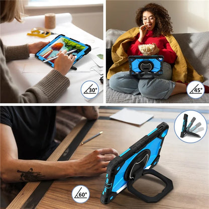 C3 for iPad Pro 9.7 inch (2016) / iPad 9.7-inch (2017) / (2018) Tablet Case Cover Handle Kickstand