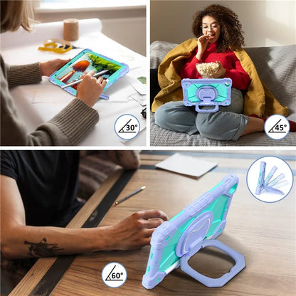C3 for iPad Pro 9.7 inch (2016) / iPad 9.7-inch (2017) / (2018) Tablet Case Cover Handle Kickstand