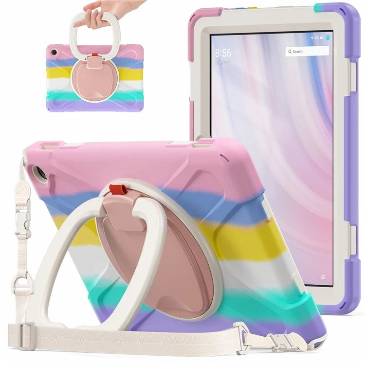 For Amazon Fire HD 10 (2023) Case Kickstand Rugged Tablet Cover with Shoulder Strap