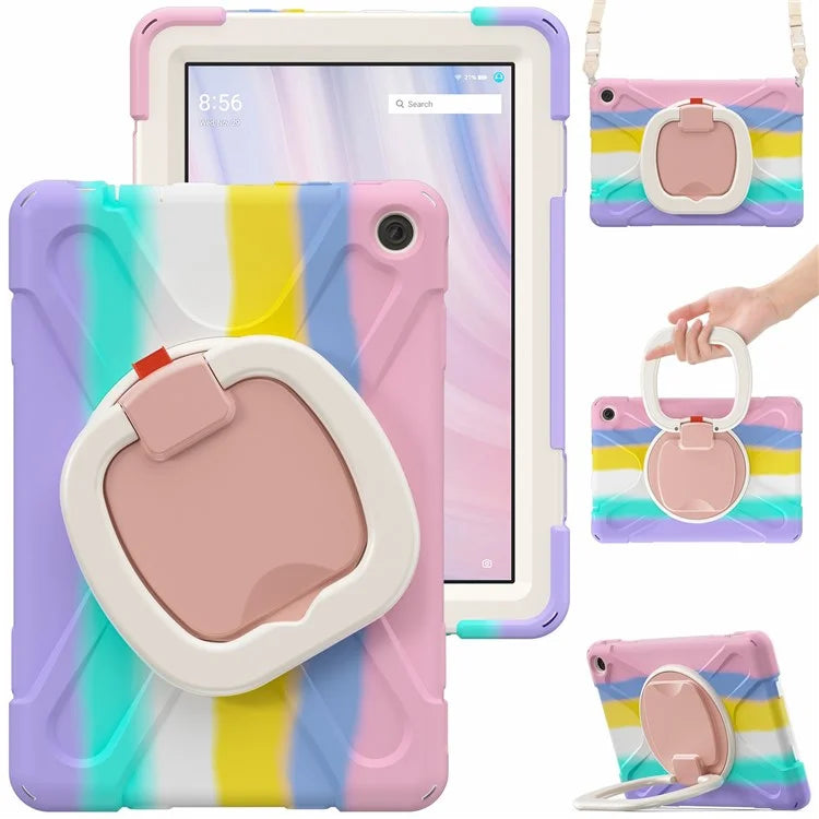 For Amazon Fire HD 10 (2023) Case Kickstand Rugged Tablet Cover with Shoulder Strap