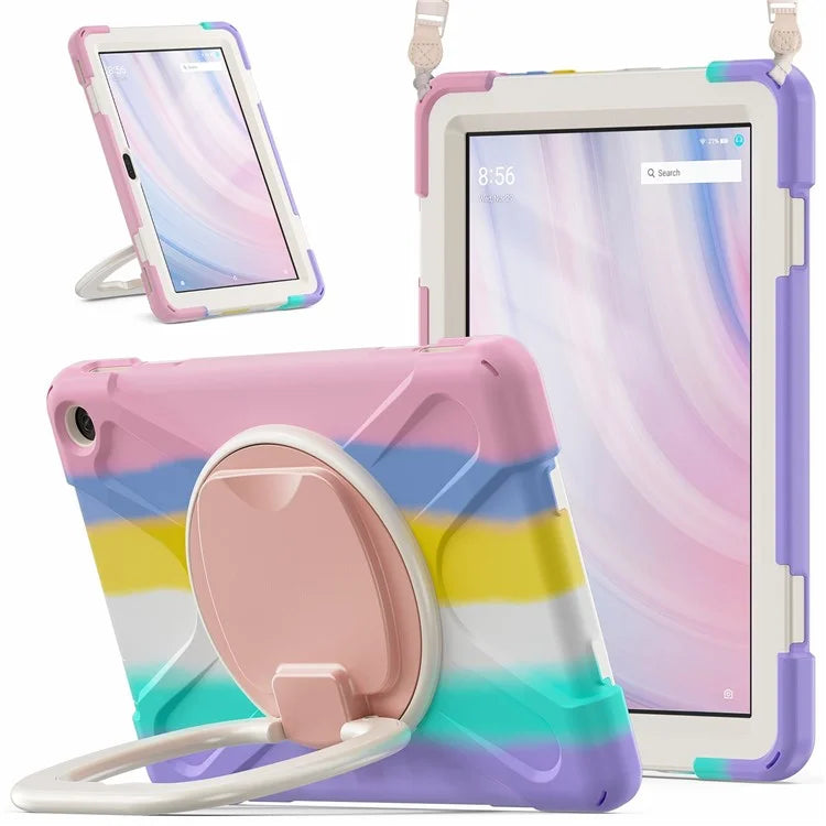 For Amazon Fire HD 10 (2023) Case Kickstand Rugged Tablet Cover with Shoulder Strap