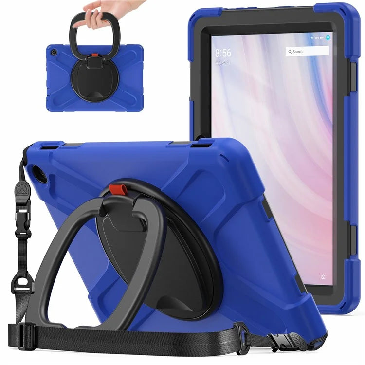 For Amazon Fire HD 10 (2023) Case Kickstand Rugged Tablet Cover with Shoulder Strap