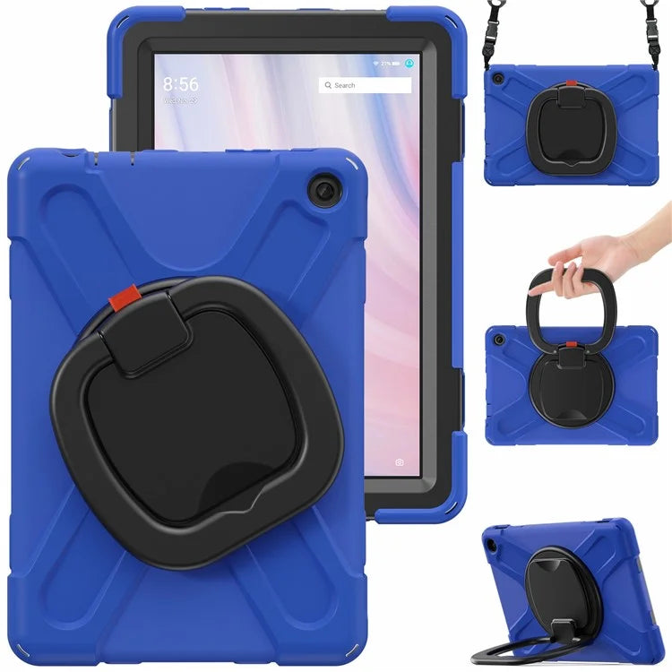 For Amazon Fire HD 10 (2023) Case Kickstand Rugged Tablet Cover with Shoulder Strap