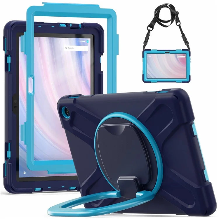 For Amazon Fire HD 10 (2023) Case Kickstand Rugged Tablet Cover with Shoulder Strap