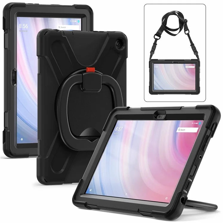 For Amazon Fire HD 10 (2023) Case Kickstand Rugged Tablet Cover with Shoulder Strap