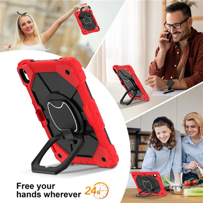 C3 for iPad 10.9 (2022) Case Contrast Color Silicone+PC Kickstand Anti-drop Tablet Cover
