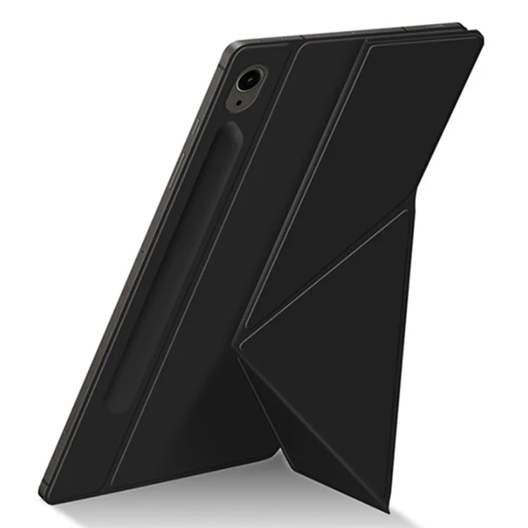 For Samsung Galaxy Tab S9 FE Case Magnetic V-fold Stand Tablet Cover with Auto Sleep  /  Wake
