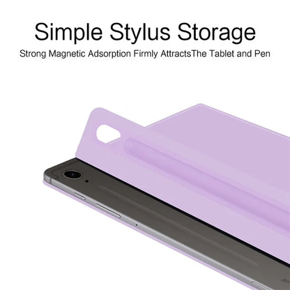 For Samsung Galaxy Tab S9 FE Case Magnetic V-fold Stand Tablet Cover with Auto Sleep  /  Wake