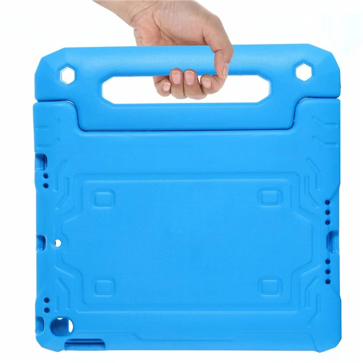 For iPad 10.2 (2021)  /  (2020)  /  (2019) Case EVA Anti-drop Protective Tablet Cover with Front Lid and Kickstand Handle