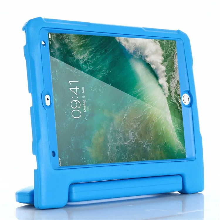 For iPad 10.2 (2021)  /  (2020)  /  (2019) Case EVA Anti-drop Protective Tablet Cover with Front Lid and Kickstand Handle