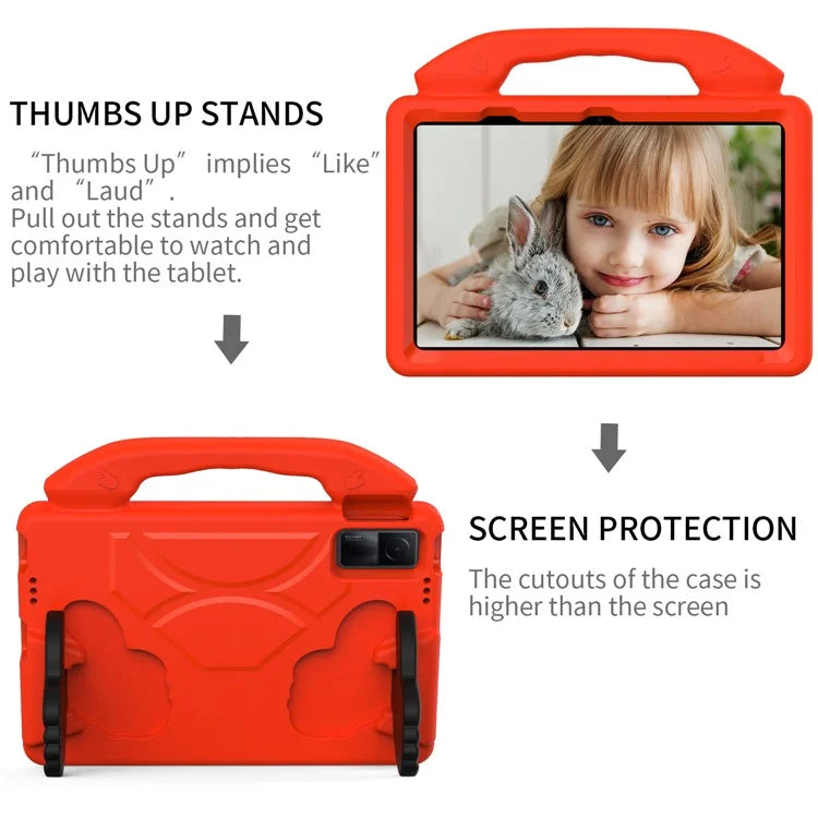For Xiaomi Redmi Pad / Lenovo Tab M10 Plus (3rd Gen) Tablet EVA Case with Thumb Kickstand