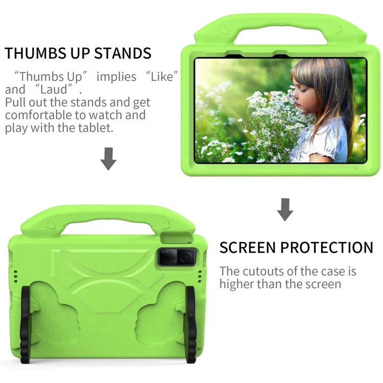 For Xiaomi Redmi Pad / Lenovo Tab M10 Plus (3rd Gen) Tablet EVA Case with Thumb Kickstand