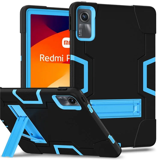For Xiaomi Redmi Pad SE Case PC+Silicone Tablet Protective Cover / Blue