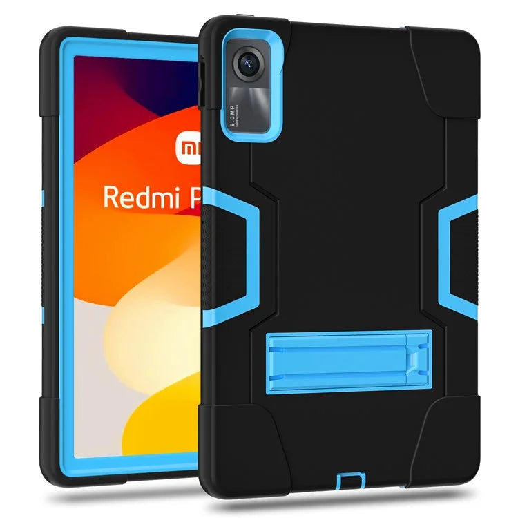 For Xiaomi Redmi Pad SE Case PC+Silicone Tablet Protective Cover / Blue