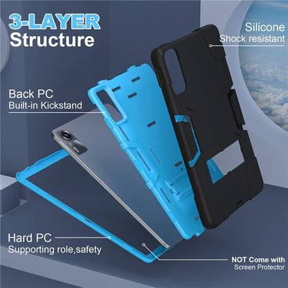 For Xiaomi Redmi Pad SE Case PC+Silicone Tablet Protective Cover / Blue
