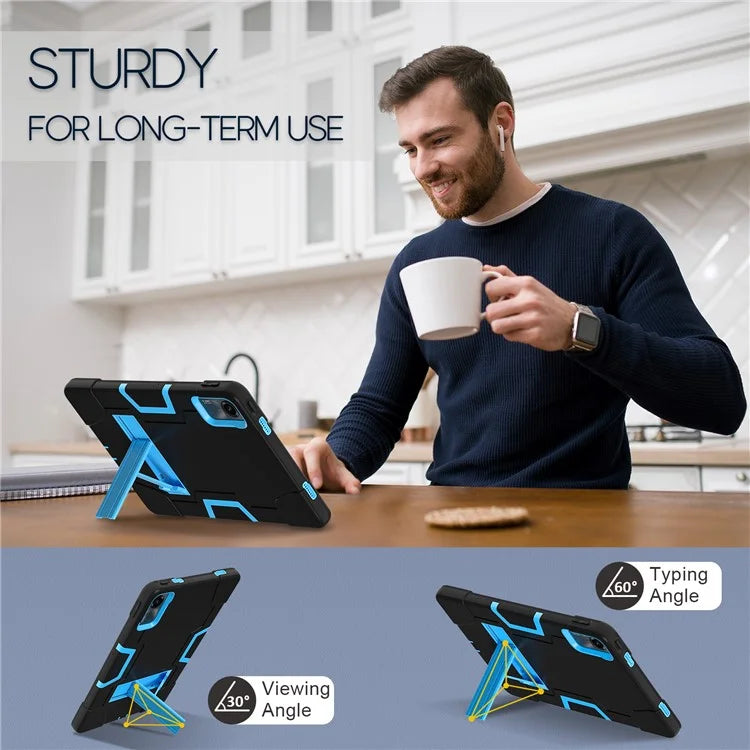 For Xiaomi Redmi Pad SE Case PC+Silicone Tablet Protective Cover / Blue