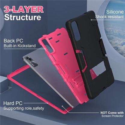 For Xiaomi Redmi Pad SE Case PC+Silicone Tablet Protective Cover / Rose