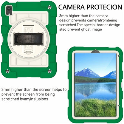 For iPad mini (2021) Tablet Case Hand Strap Kickstand Cover with Shoulder Strap