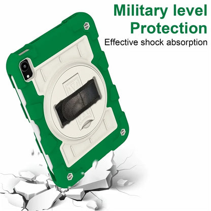For iPad mini (2021) Tablet Case Hand Strap Kickstand Cover with Shoulder Strap