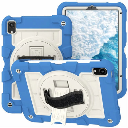 For iPad mini (2021) Tablet Case Hand Strap Kickstand Cover with Shoulder Strap