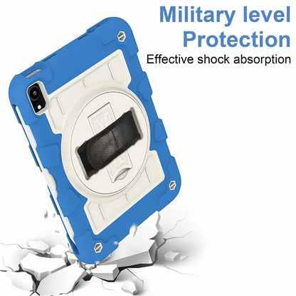 For iPad mini (2021) Tablet Case Hand Strap Kickstand Cover with Shoulder Strap