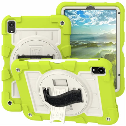 For iPad mini (2021) Tablet Case Hand Strap Kickstand Cover with Shoulder Strap