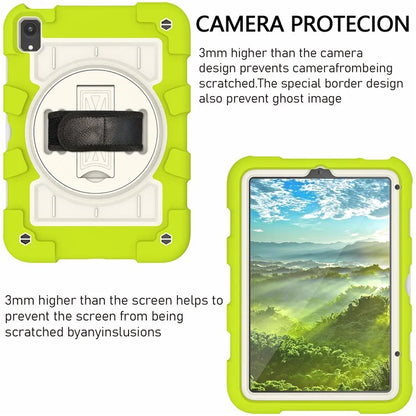 For iPad mini (2021) Tablet Case Hand Strap Kickstand Cover with Shoulder Strap