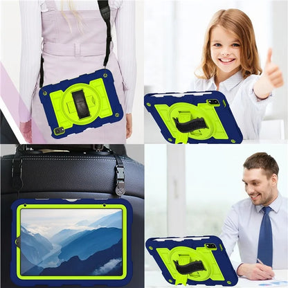For iPad mini (2021) Tablet Case Hand Strap Kickstand Cover with Shoulder Strap