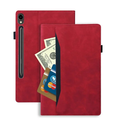 For Samsung Galaxy Tab S9 FE+ Tablet Case Wallet Stand Business Leather Cover