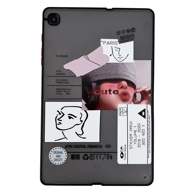 For Samsung Galaxy Tab S6 Lite (2024) / S6 Lite (2022) / S6 Lite (2020) P610 P615 Case Pattern Printing Tablet Anti-drop Cover