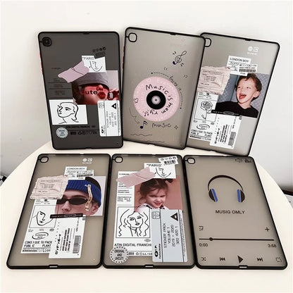 For Samsung Galaxy Tab S6 Lite (2024) / S6 Lite (2022) / S6 Lite (2020) P610 P615 Case Pattern Printing Tablet Anti-drop Cover